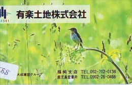 Telecarte Japon OISEAU (3588)  SINGING BIRD * JAPAN Phonecard * Vogel TELEFONKARTE - Zangvogels