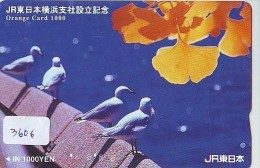 Carte Prépayée Japon * OISEAU (3607)    BIRD * JAPAN Prepaidcard * Vogel KARTE - Sperlingsvögel & Singvögel