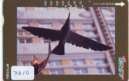 Carte Prépayée Japon* OISEAU (3610)    BIRD * JAPAN Prepaidcard * Vogel KARTE - Passereaux