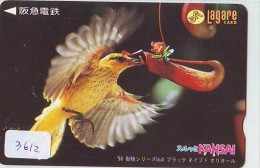 Carte Prépayée Japon* OISEAU (3612)  KINGFISHER  BIRD * JAPAN Prepaidcard * Vogel KARTE - Passereaux