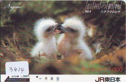 Carte Prépayée Japon* OISEAU (3614)   BIRD * JAPAN Prepaidcard * Vogel KARTE - Songbirds & Tree Dwellers