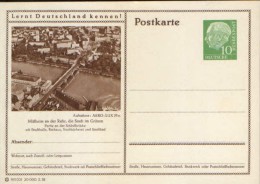 Germany/ Federal Republic- Stationery Postacard Unused - P24 Heuss Type I - Mulheim, - Cartes Postales - Neuves