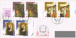 Belgique - FDC (R) " Croix-Rouge - Tableaux " - Namur 18 Fév 89 - 1981-1990