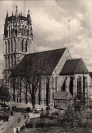 AK Münster/Westf. -Liebfrauen-Überwasser-Kirche   (mit Straßenleben) - Muenster