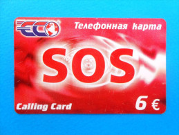 SOS ECO Calling Card 6.- ( Germany Prepaid Card ) GSM Remote Prepayee Carte * Deutschland - GSM, Cartes Prepayées & Recharges