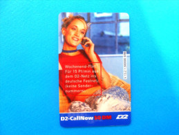D2 - CallNow  50 DM  ( Germany Prepaid Card ) GSM Remote Prepayee Carte * Deutschland - [2] Mobile Phones, Refills And Prepaid Cards