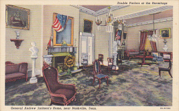 Interior The Hermitage General Andrew Jacksons Home Double Parlors Nashville Tennessee Curteich - Nashville