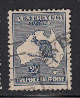 Australia Used Scott #39 2 1/2p Kangaroo And Map - Gebruikt