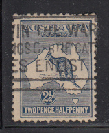 Australia Used Scott #46 2 1/2p Kangaroo And Map - Gebraucht