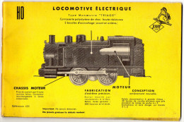 CATALOGUE JOUEF  Locomotives/Motrices Electriques/Mécaniques -Wagons-Gares-Accéssoires Etc ... ANNEE 1958 - Français