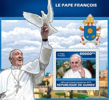 GUINEE REP. 2013 ** Bloc De 1 Pope Francis Pape Francois F1419 - Guinea (1958-...)
