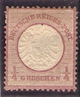 1872 Yvert 13 * 1/4 Groschen Neuf - Ungebraucht