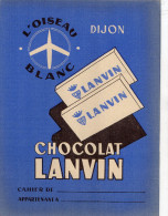 PROTEGE-CAHIERS  Chocolat Lanvin - Schutzumschläge