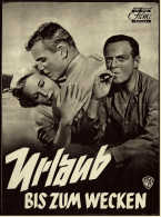 Das Neue Film-Programm Von Ca. 1950  -  "Urlaub Bis Zum Wecken"  -  Mit Van Heflin , Aldo Ray - Revistas