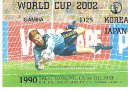 GRENADA FOGLIETTO  2002 WORLD CUP SOCCER  SHEET MNH - 2002 – Corea Del Sud / Giappone