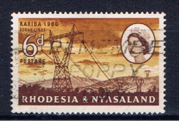 RN+ Rhodesien & Nyassaland 1960 Mi 35 Elektrische Leitung - Rhodésie & Nyasaland (1954-1963)