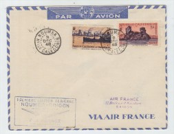 New Caledonia/Vietnam FIRST FLIGHT COVER 1948 - Briefe U. Dokumente