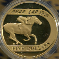 AUSTRALIA $5 PHAR LAP HORSE ANIMAL SPORT 1 YEAR TYPE 2000 PROOF NOT RELEASED READ DESCRIPTION CAREFULLY!! - Sonstige & Ohne Zuordnung