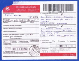 ENCOMENDA NACIONAL -- CACHET - SENHORA DA HORA . 4460, 2014.10.03 - Covers & Documents