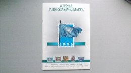 UNO-Wien 202/4, 209/19, Bl. 7 Souvenir-Folder 1996 Oo/used, Jahreszusammenstellung 1996 - Used Stamps