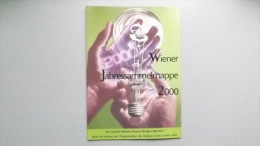UNO-Wien 302, 307/18, 325/6, Bl. 12/4 Souvenir-Folder 2000 Oo/used, Jahreszusammenstellung 2000 - Usati