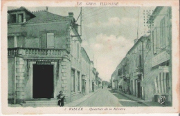 RISCLE 2 LE GERS ILLUSTRE QUARTIER DE LA RIVIERE (FILLETTE) - Riscle