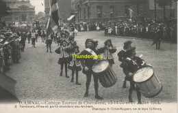 CPA TOURNAI CORTEGE DE CHEVALERIE 13-14-20 ET 21 JUILLET 1913 EDIT H CLIMAN RUYSSERS ANVERS - Tournai