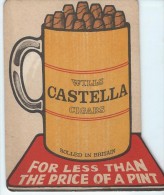 Sous -Bock/ Cigares/ Castella//Angleterre / For Less Than The Price Of A Pint / Vers 1970   SOUB10 - Portavasos