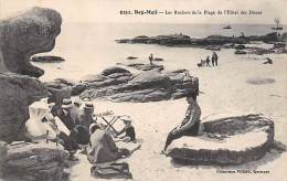 Beg-Meil    29     Les Rochers De La Plage De L' Hôtel Des Dunes - Beg Meil
