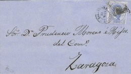 10576. Carta Entera CALAHORRA (Logroño) 1873, Fechador Tipo II - Storia Postale