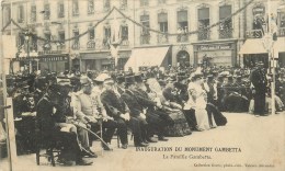 Inauguration Du Monument Gambetta - ** La Famille GAMBETTA ** - Cpa En Bon état. - Inaugurazioni