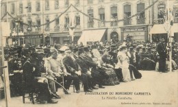 Inauguration Du Monument Gambetta - ** La Famille GAMBETTA ** - Cpa En Bon état. - Inaugurations