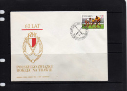Pologne: 1985  Belle Fdc 50 Ans De L'association Sportive Polonaise De Hockey Sur Gazon - Hockey (su Erba)