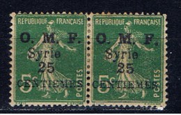 SYR+ Syrien 1921 Mi 153 Mlh Säerin (Paar) - Unused Stamps