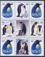 MARSHALL ISLANDS 50th Anniversary Antarctic Treaty 1961-2011, Penguins Block Of 9v** - Antarctisch Verdrag