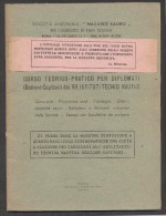 7897-CORSO TEORICO-PRATICO PER DIPLOMATI DAI RR. ISTITUTI TECNICI NAUTICI-1939 - Altri & Non Classificati
