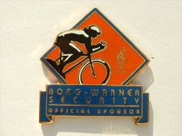 PIN´S CYCLISME VELO - J.O ATLANTA 1996 - BORG WARNER SECURITY - Radsport