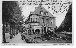 CARTE BERLIN GRUNEWALD FLAMME TELEGRAMME SUR HIDENBURG - Grunewald