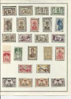 Lot De 24 Timbres Divers  Indochine Surchargés Neufs 1945 - Unused Stamps