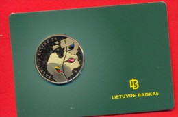 Lithuania 25 Litai 2014 PROOF-Like CoinCard "Baltic Way" Estonia, Latvia, Lithuania - Lithuania