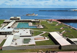 03618 - HELGOLAND - Schwimmbad Dahinter Das Seebäderschiff RÜM HART - Helgoland