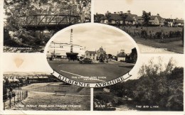 REAL PHOTOGRAPHIC POSTCARD - KILBIRNIE - AYRSHIRE - SCOTLAND - MULTI VIEW - Ayrshire