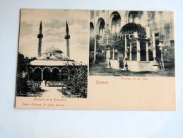 Carte Postale Ancienne : DAMAS , DAMASCUS : Mosquée De La Derviches , Tombeau De St-Jean - Syrie