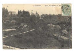 Cp, 76, Canteleu, L'Eglise Et Le Château, Voyagée 1906 - Canteleu