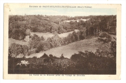 Cp, 87, Env. De Saint-Sulpice-les-Feuille S, La Vallée De La Benaize DuVillage De Reculais, Voyagée 1952 - Saint Sulpice Les Feuilles