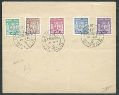 1944 CAMPIONE FDC STEMMA DEL COMUNE 5 VALORI D. 11 - LEGGERE NOTE - Emissions Locales/autonomes