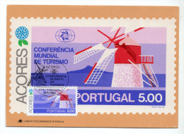 PORTUGAL ACORES CARTE MAXIMUM CONFERENCE MONDIAL DU TOURISME - Maximum Cards & Covers