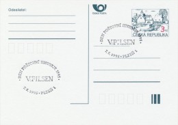 Czech Rep. / Comm. Postmark (1995) Plzen 1: Day Of Postal History, "v. Pilsen" (I7679) - Briefe U. Dokumente