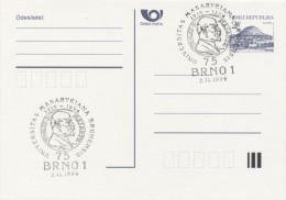 Czech Rep. / Comm. Postmark (1994) Brno 1: Universitas Masarykiana Brunensis; 1919-1994; Tomas G. Masaryk (I7683) - Briefe U. Dokumente