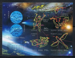 NORTH KOREA 2014 THE MILKY WAY GALAXY SHEET IMPERFORATED - Astrology